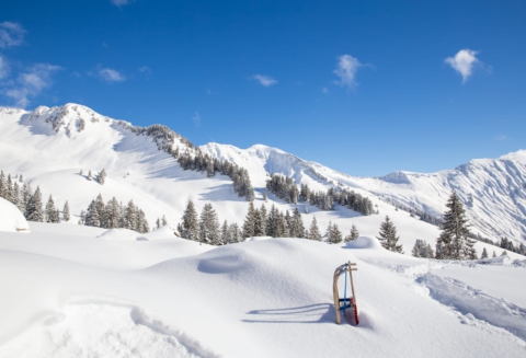 Sneeuwwandelen Kleinwalsertal