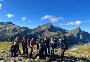 Tent-trekking, Lofoten, Noorwegen