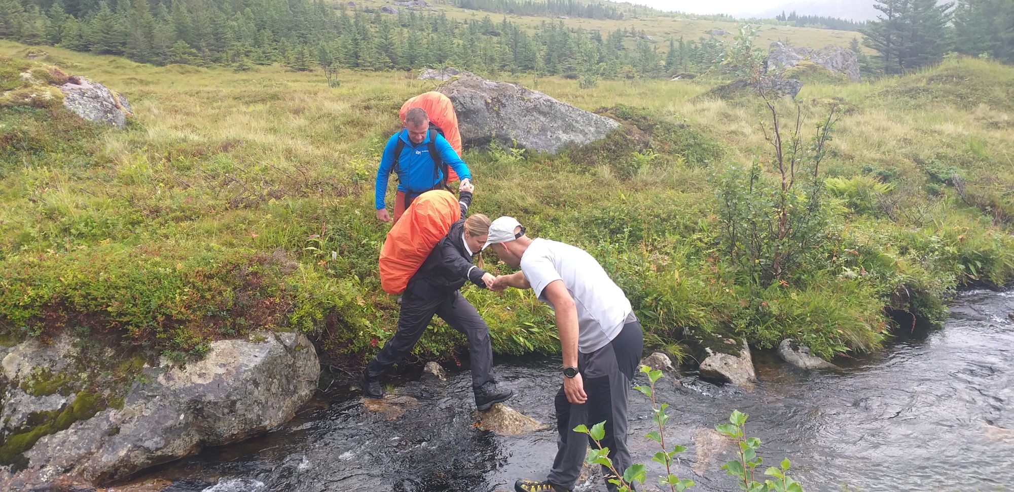 Bergwandelen in een groep