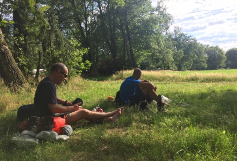 Overnachten camping langs het Twentepad