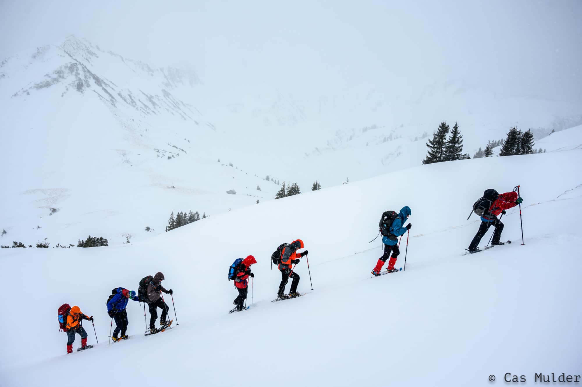 groepsreis sneeuwwandelen