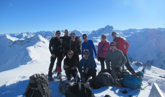 Bergwandelen en sneeuwschoenwandelen