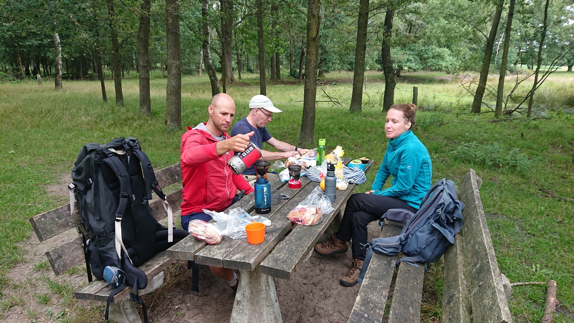 Verse koffie zetten Twentpad wandelreis
