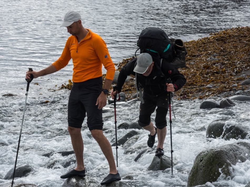 Wandeltechniek rivier oversteken